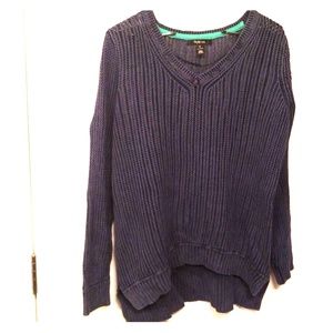 Style & Co sz M stylish blue sweater